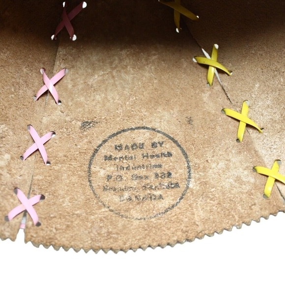 Vintage 60s Mental Health Industries Canada Scenes Souvenir Child Cap Beanie Hat - Picture 10 of 11